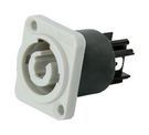 POWER ENTRY CONNECTOR, RCPT, 20A, FLANGE
