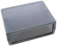ENCLOSURE, MULTIPURPOSE, ABS, TRANS BLK
