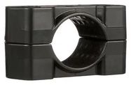 CABLE CLEAT, NYLON, BLACK, 45X128X78MM
