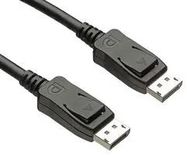 COMPUTER CABLE, DP PLUG-PLUG, 6.6FT, BLK