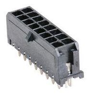 CONNECTOR, HEADER, 16POS, 2ROW, 3MM