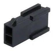 CONNECTOR HOUSING, PLUG, 2POS, 3MM