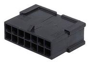 CONNECTOR HOUSING, PLUG, 14POS, 3MM