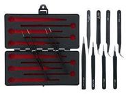 ESD SAFE TWEEZER SET, 10PC