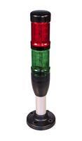 SIGNAL TOWER, GRN/RED, CONTINUOUS, 24V