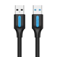 USB 3.0 cable Vention CONBI 2A 3m Black PVC, Vention