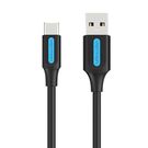 USB 2.0 A to USB-C Cable Vention COKBH 3A 2m Black, Vention