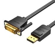 DisplayPort to DVI (24+1) Cable 1.5m Vention HAFBG 1080P 60Hz  (Black), Vention