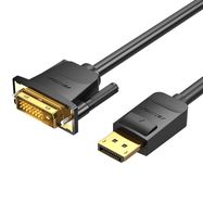 DisplayPort to DVI (24+1) Cable 2m Vention HAFBH 1080P 60Hz(Black), Vention