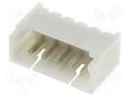 Socket; wire-board; male; 1.25mm; PIN: 6; THT; 125V; 1A; tinned JOINT TECH