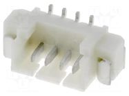 Connector: wire-board; socket; male; PIN: 4; 1A; Urated: 125V; SMT JOINT TECH