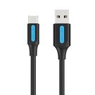 USB 2.0 A to USB-C Cable Vention COKBI 3A 3m Black, Vention