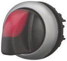 SELECTOR SW, 3-POS, RED LENS