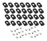MOUNTING BRACKET KIT, ENCLOSURE, PC, BLK