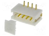 Connector: wire-board; socket; male; PIN: 4; 1A; Urated: 100V; SMT JOINT TECH