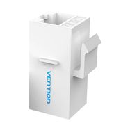 Keystone Jack Cat.5E UTP Vention VDD-B11-W, 10 pieces, white, Vention
