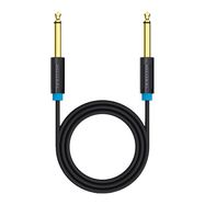 Audio Cable TS 6.35mm Vention BAABF 1m (black), Vention