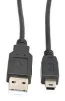 USB CABLE, 2.0 A PLUG-MINI B PLUG, 3M