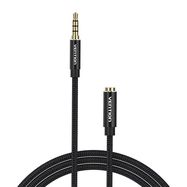 Cable Audio TRRS 3.5mm Male to 3.5mm Female Vention BHCBJ 5m Black, Vention