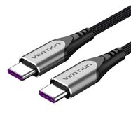 USB-C 2.0 to USB-C Cable Vention TAEHD 0.5m PD 100W Gray, Vention