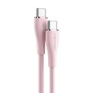 USB-C 2.0 to USB-C Cable Vention TAWPF 1m, PD 100W, Pink Silicone, Vention
