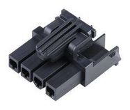 CONNECTOR HOUSING, RCPT, 4POS, 4.2MM