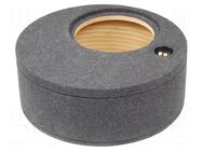 Car loudspeaker enclosure; MDF; grey melange; 300mm; Audi; 38l BASSER