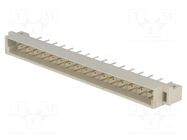 Connector: DIN 41612; socket; male; PIN: 32; straight; 2A; THT; 3mm HARTING