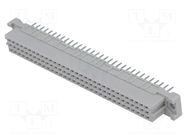 Connector: DIN 41612; socket; female; PIN: 96; straight; 2A; THT HARTING