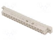Connector: DIN 41612; plug; female; PIN: 32; straight; 6A; THT; a+c HARTING