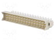 Connector: DIN 41612; socket; male; PIN: 48; angled 90°; THT; d+b+z HARTING