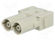 Connector: HDC; module; male; Han-Modular®; PIN: 2; 70A; 1000V HARTING