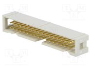 Socket; IDC; male; PIN: 34; straight; THT; 1.27mm; Layout: 2x17 HARTING