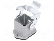 Enclosure for connectors: HDC; size 3A; Han® A; with latch HARTING