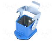 Enclosure for connectors: HDC; size 3A; Han® A; with latch HARTING