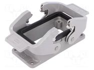 Enclosure for connectors: HDC; size 10B; Han® B; IP65; 57x27mm HARTING