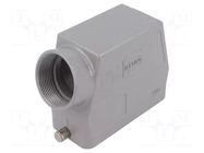 Enclosure for connectors: HDC; size 16B; for cable; Han; angled HARTING