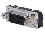 Connector: D-Sub; PIN: 9; socket; female; straight; THT; UNC 4-40 HARTING