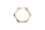 WHMM05-LOCKNUT 25MM NICKEL/BRASS
