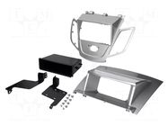 Radio frame; Ford; 2 DIN; silver ACV