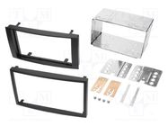 Radio frame; VW; 2 DIN; black ACV