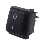ROCKER SWITCH, DPST, 16A, 250VAC, PANEL