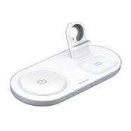 Wireless Charger Mcdodo CH-7060 3 in 1 15W (mobile/TWS/Apple watch) (white), Mcdodo