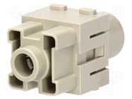 Connector: HDC; module; female; Han-Modular®; PIN: 1; 200A; 1000V HARTING