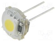 LED; warm white; 240mW; 15lm; 12VDC; Cap: G4 OPTOFLASH