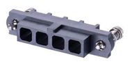 HOUSING CONNECTOR, RCPT, 4POS, 4MM