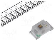 LED; yellow; SMD; 0603; 460÷700mcd; 1.8÷2.4VDC; 1.6x0.8x0.68mm OPTOFLASH
