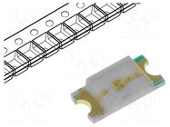 LED; green; SMD; 1206; 600÷800mcd; 2.8÷3.4VDC; 3.2x1.6x0.68mm; 120° OPTOFLASH