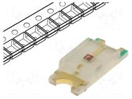 LED; yellow; SMD; 1206; 350÷500mcd; 1.8÷2VDC; 3.2x1.6x0.68mm; 120° OPTOFLASH
