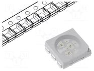 LED; blue; SMD; 5060,PLCC6; 2÷3lm; 800÷1000mcd; 2.8÷3.6VDC; 120° OPTOFLASH